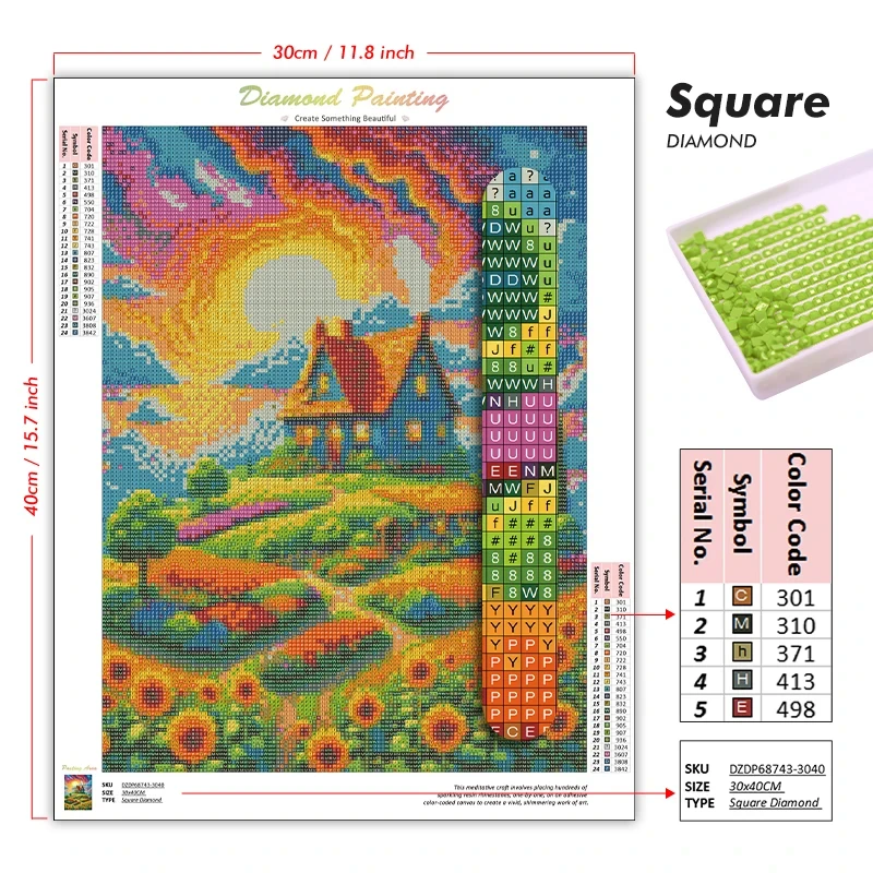 Diamond Painting Demon Slayer  - Photo Mosaic Print ulasan dan harga