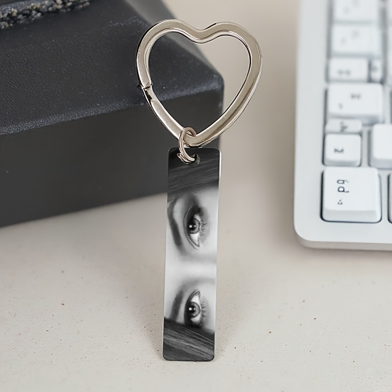 Custom Laser Engraved Keychain - Initial Ring Custom ulasan dan harga
