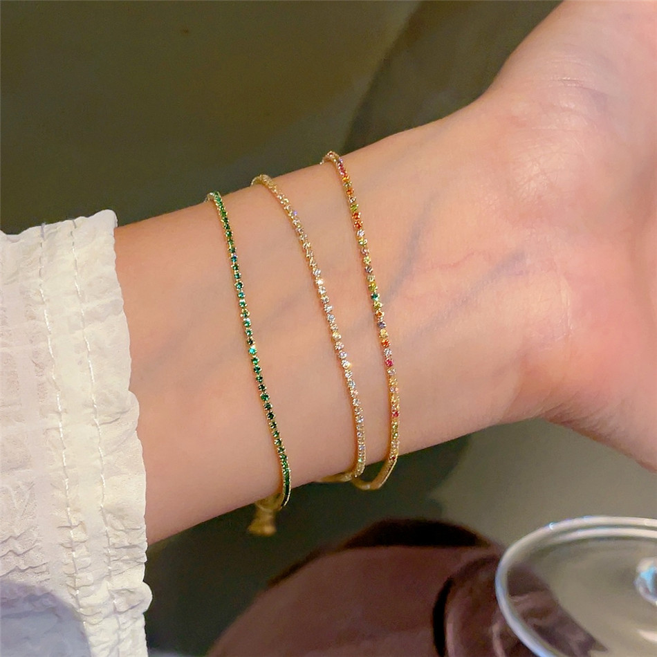 2mm Adjustable Multicolor Tenn - Coordinates Bracelet ulasan dan harga
