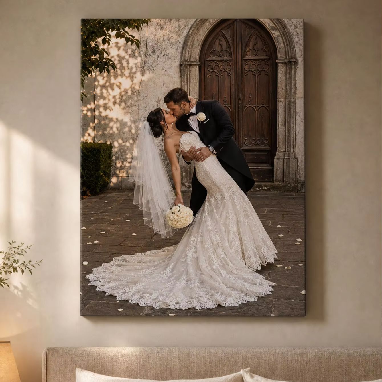 Custom Photo Canvas Print, Per - Pet Portrait Custom ulasan dan harga