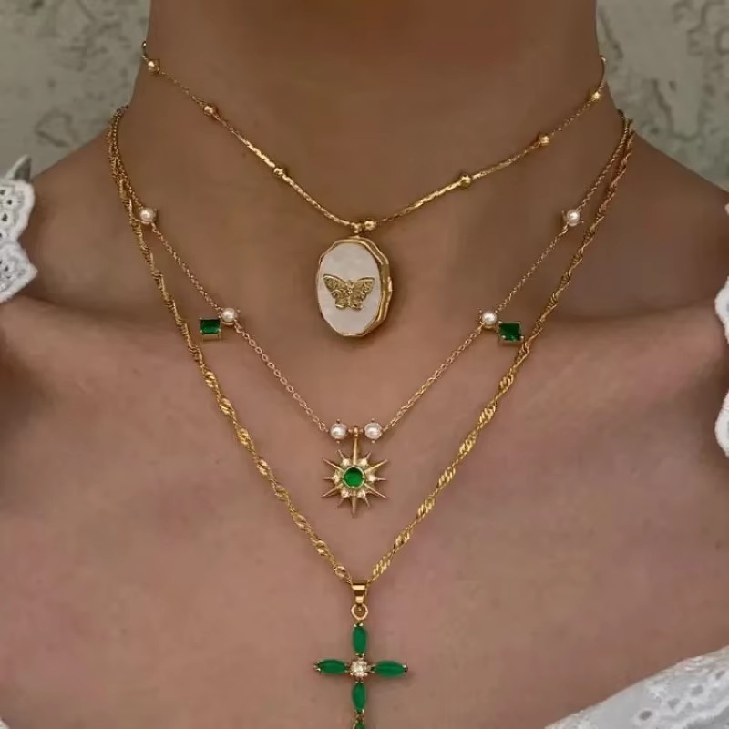 Personality Angel Locket Neckl - Birth Flower Necklace ulasan dan harga