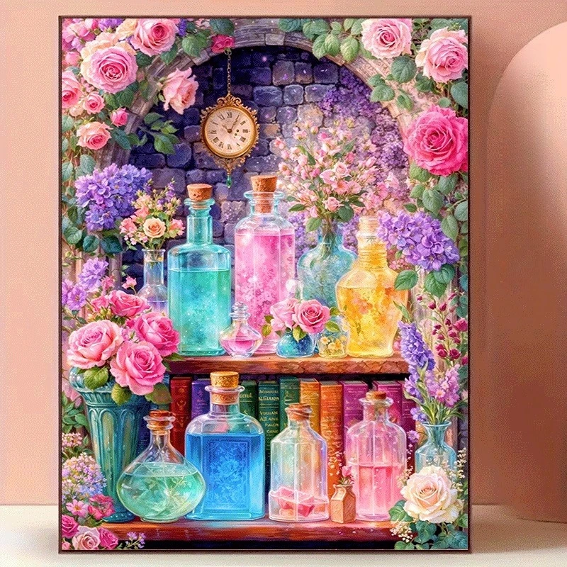 Diamond Painting Colorful Flow - Photo Mosaic Print ulasan dan harga