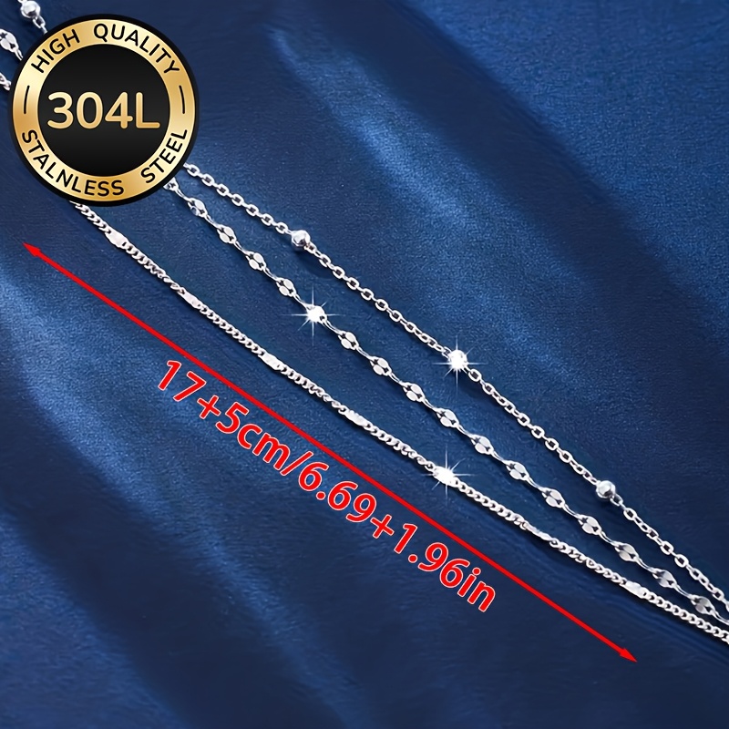 3 Pieces of 18K Gold-Plated 30 - Coordinates Bracelet ulasan dan harga